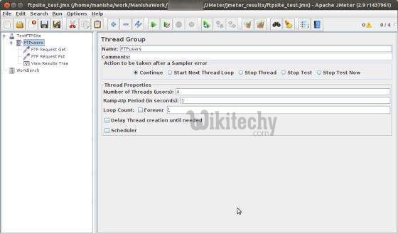  add threadgroup in ftp test